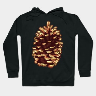 Fir Cone Or Pine Cone Autumn And Christmas Hoodie